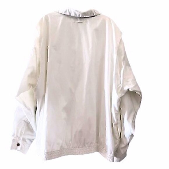 Men's Izod XFG White Golf Pullover Windbreaker Jacket size XXL - Picture 2 of 4